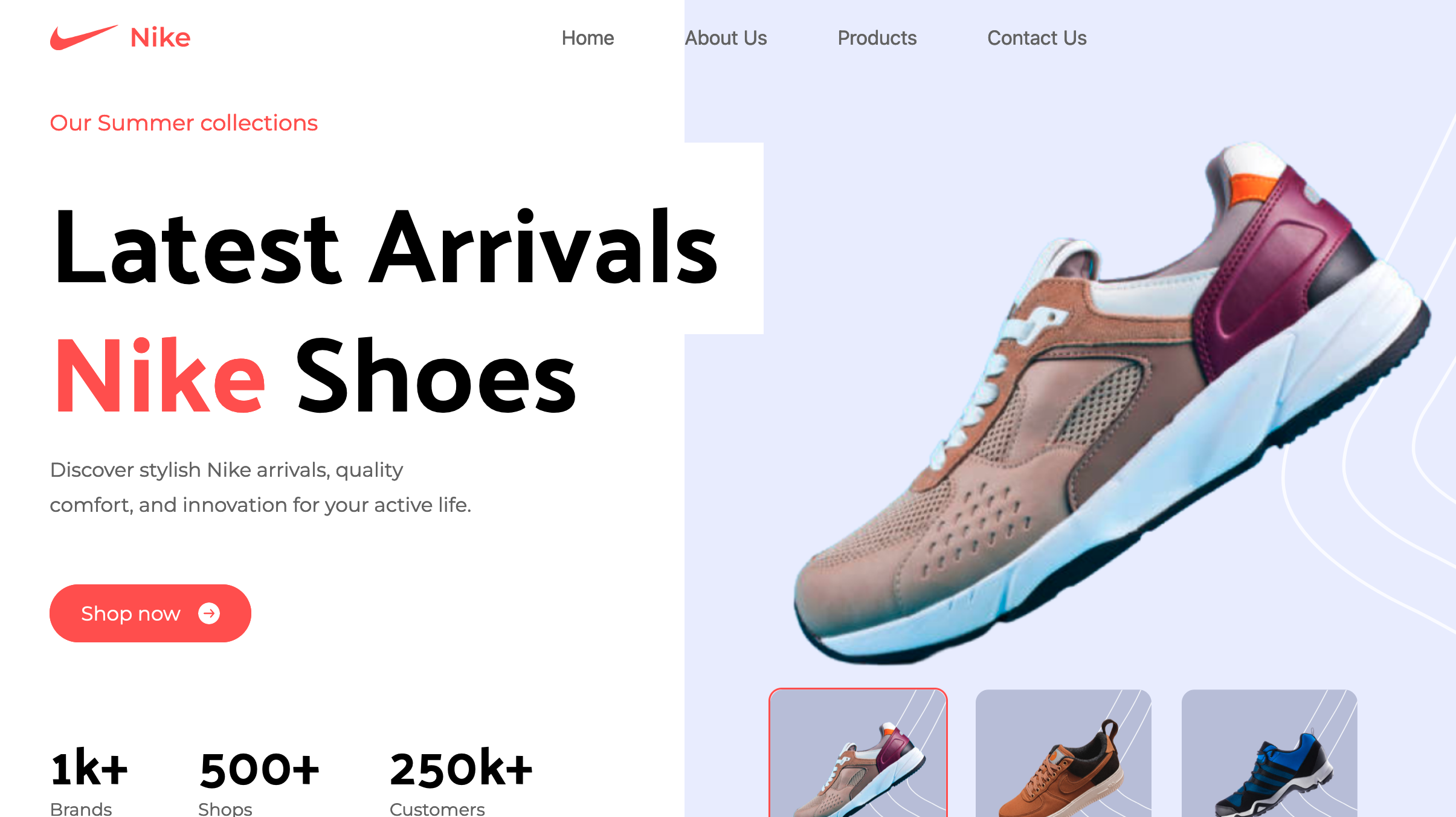 Nike Landing Page Project